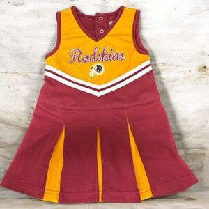 Washington Redskins NFL Toddler Girls Cheerleading Dress 3T Commanders VTG